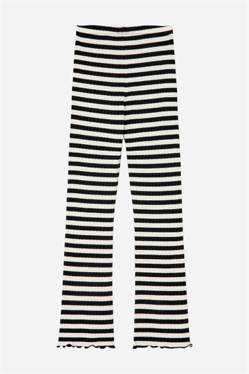 Mads Nørgaard 5x5 Classic Stripe Leggings - Lala - Black Vanilla Ice